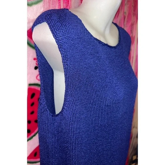 💙 Vintage 90s Chico’s Sweater Vest - Picture 2 of 6